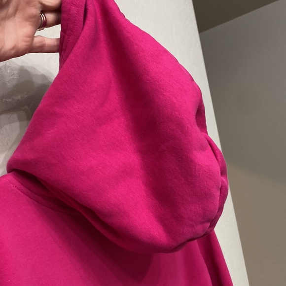💖 Adidas Hoodie Sweatshirt, Women’s 2X, Hot Pink - Picture 12 of 13